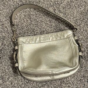 Coach small metallic shoulder bag